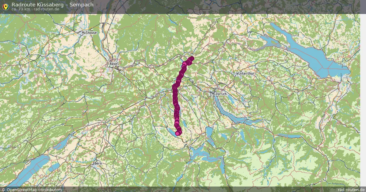 Radtour Küssaberg – Sempach