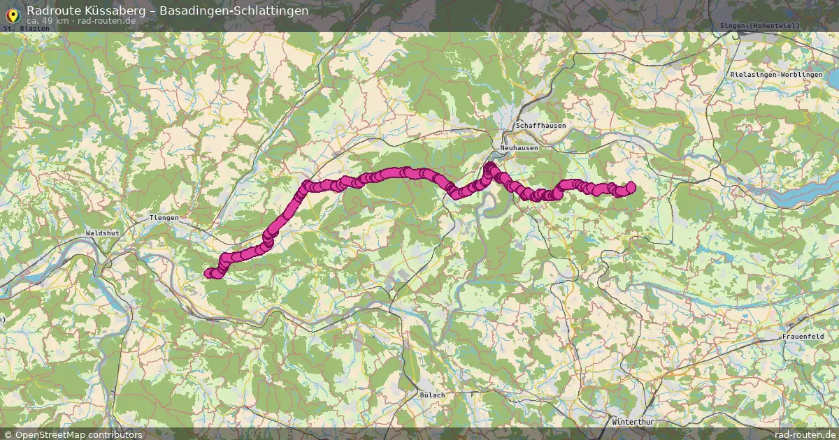 Radtour Küssaberg – Basadingen-Schlattingen
