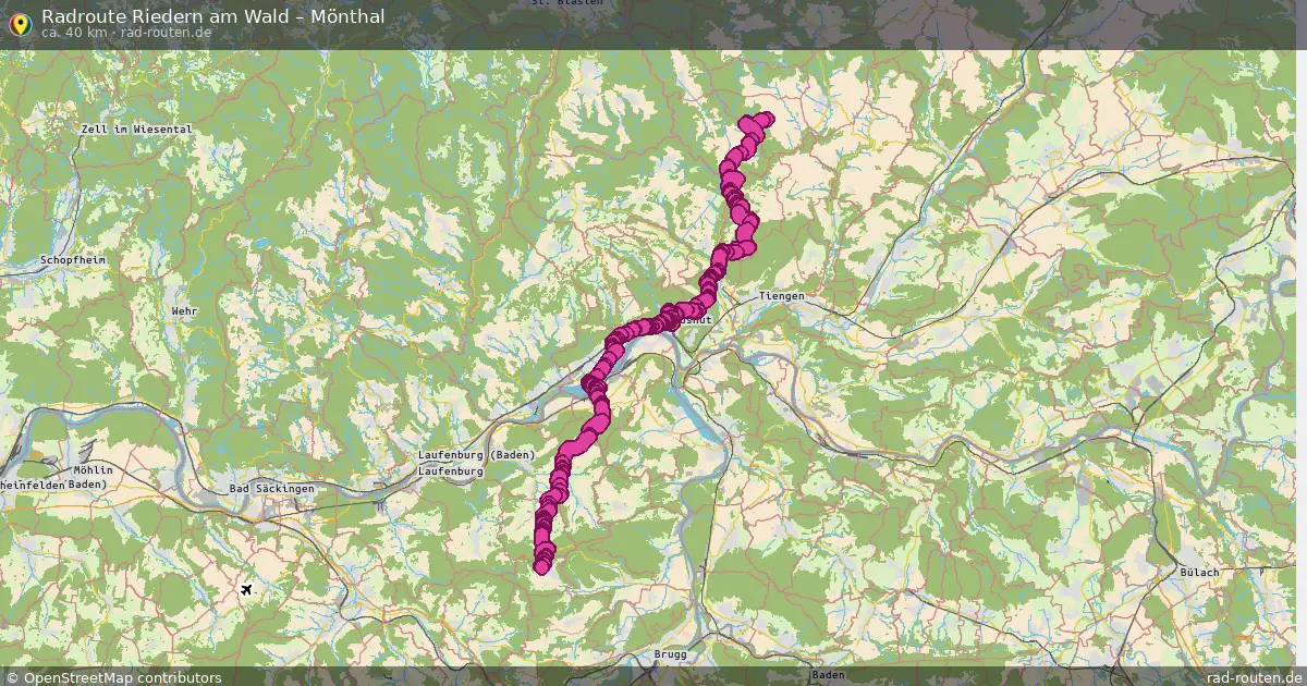 Radtour Riedern Am Wald – Mönthal