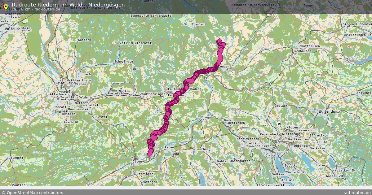 Radtour Riedern Am Wald – Niedergösgen