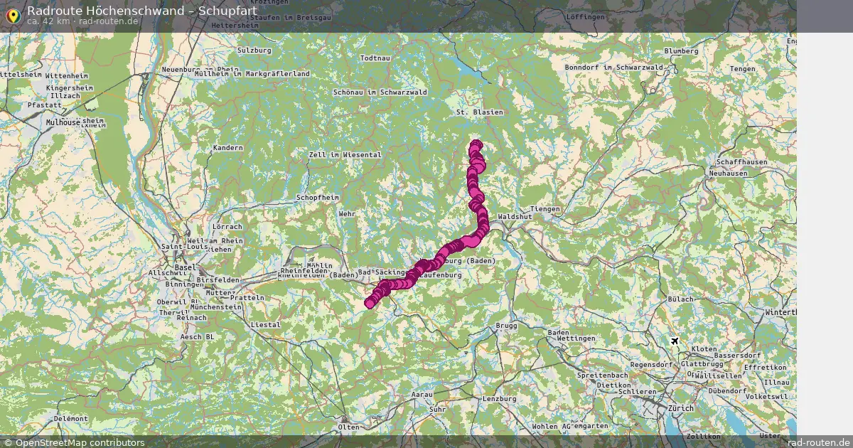 Radtour Höchenschwand – Schupfart