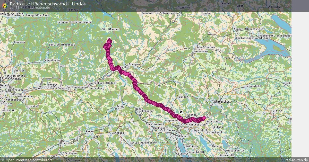Radtour Höchenschwand – Lindau