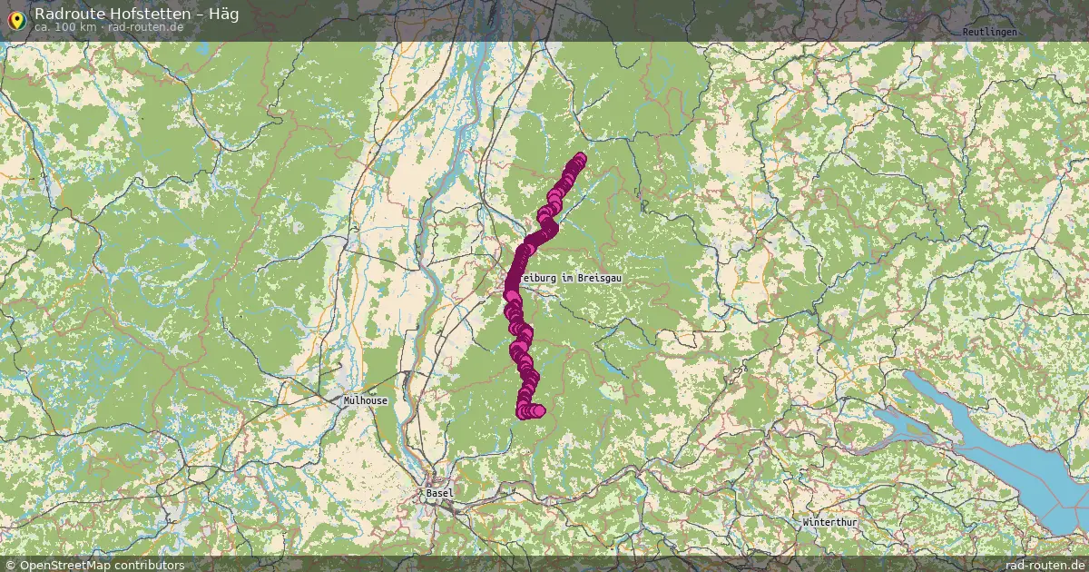 Radtour Hofstetten – Häg