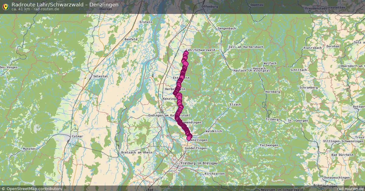 Radtour Lahr Schwarzwald – Denzlingen