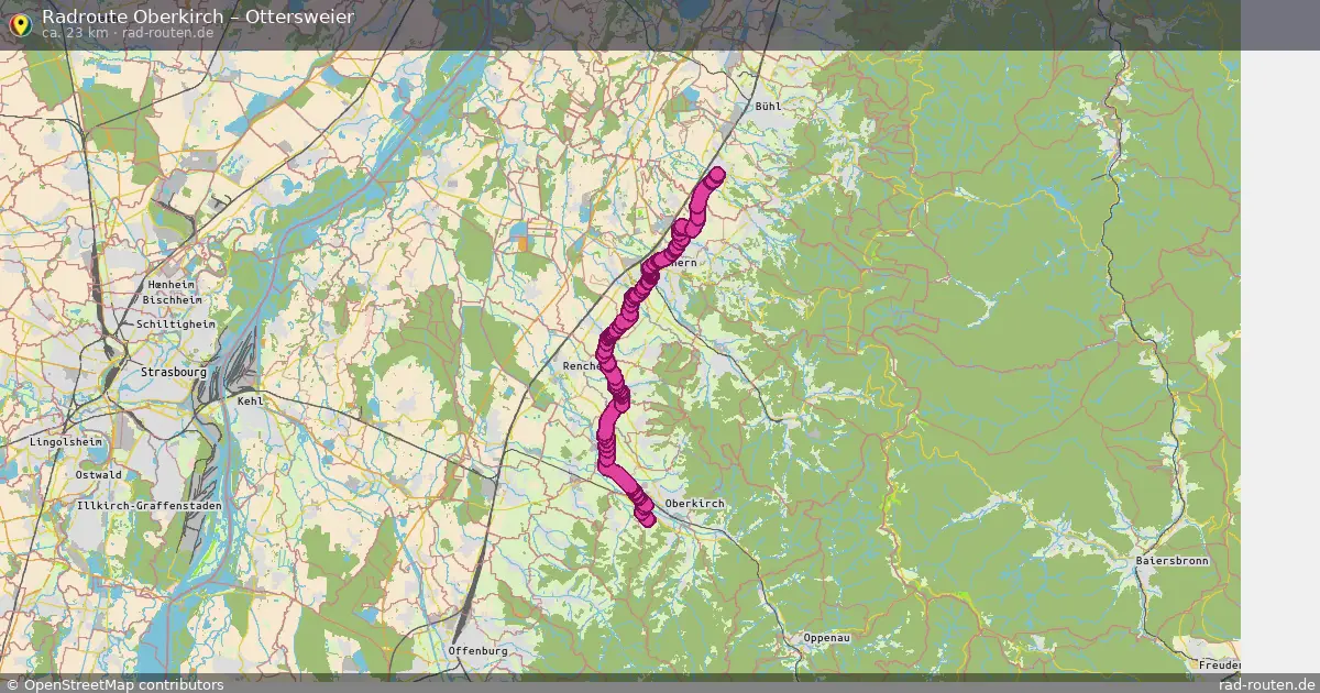 Radtour Oberkirch – Ottersweier