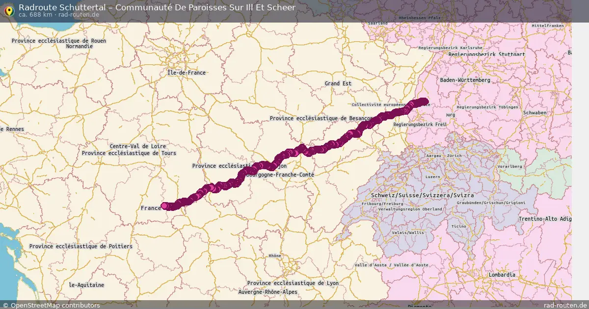 Radtour Schuttertal – Cp À La Croisée Des Trois Voies