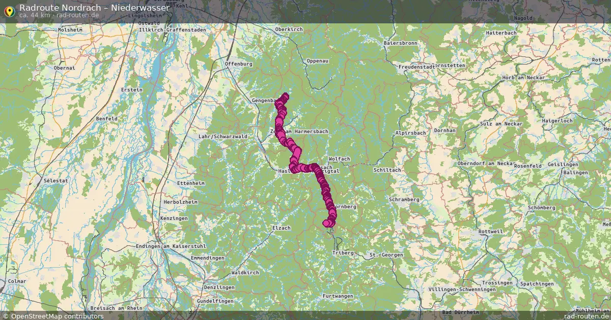 Radtour Nordrach – Niederwasser