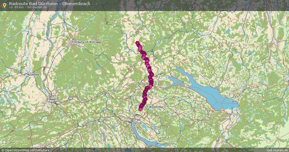 Radtour Bad Dürrheim – Oberembrach