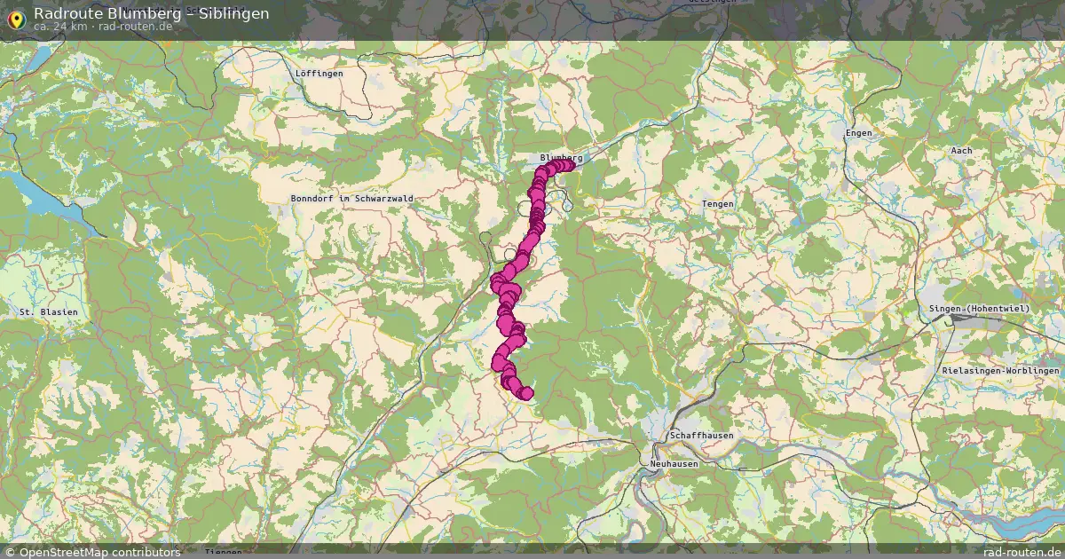 Radtour Blumberg – Siblingen