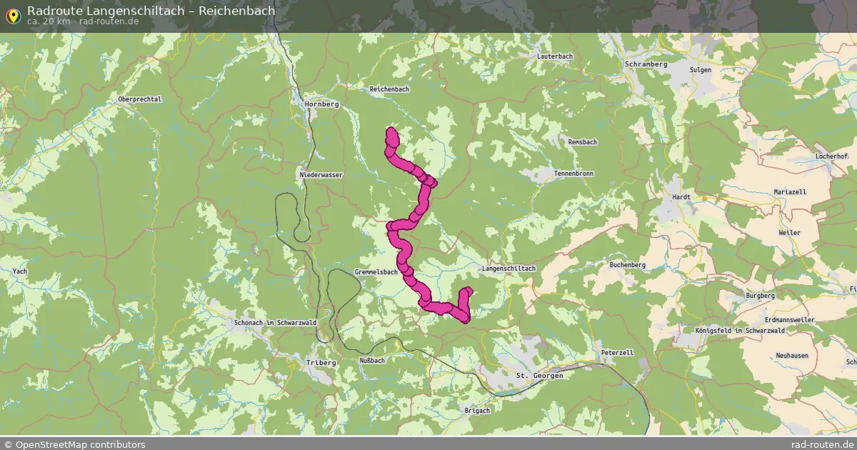 Radtour Langenschiltach – Reichenbach