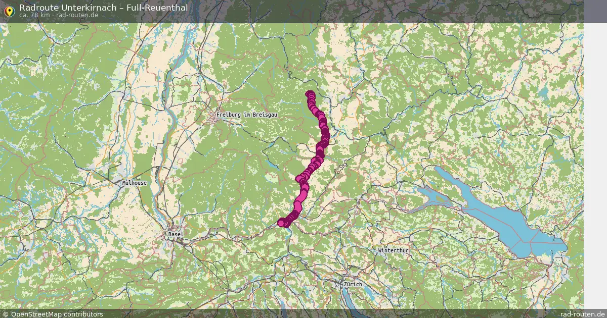 Radtour Unterkirnach – Full-Reuenthal