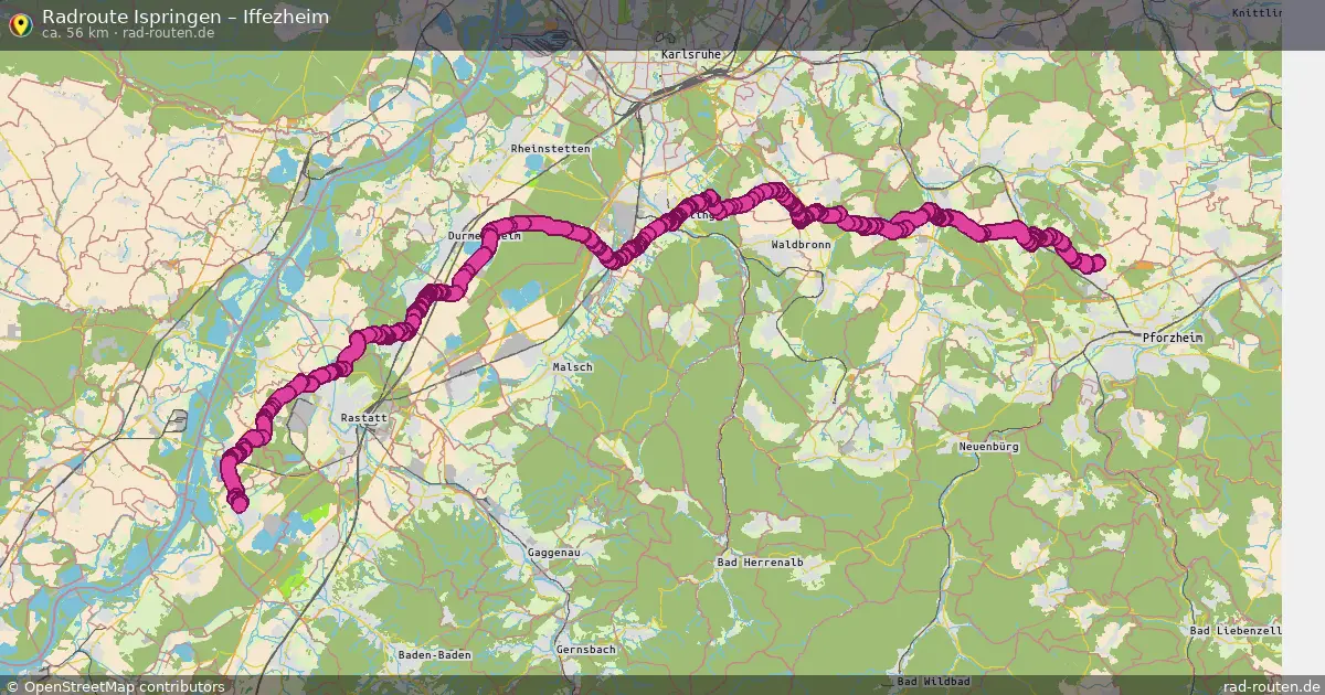 Radtour Ispringen – Iffezheim
