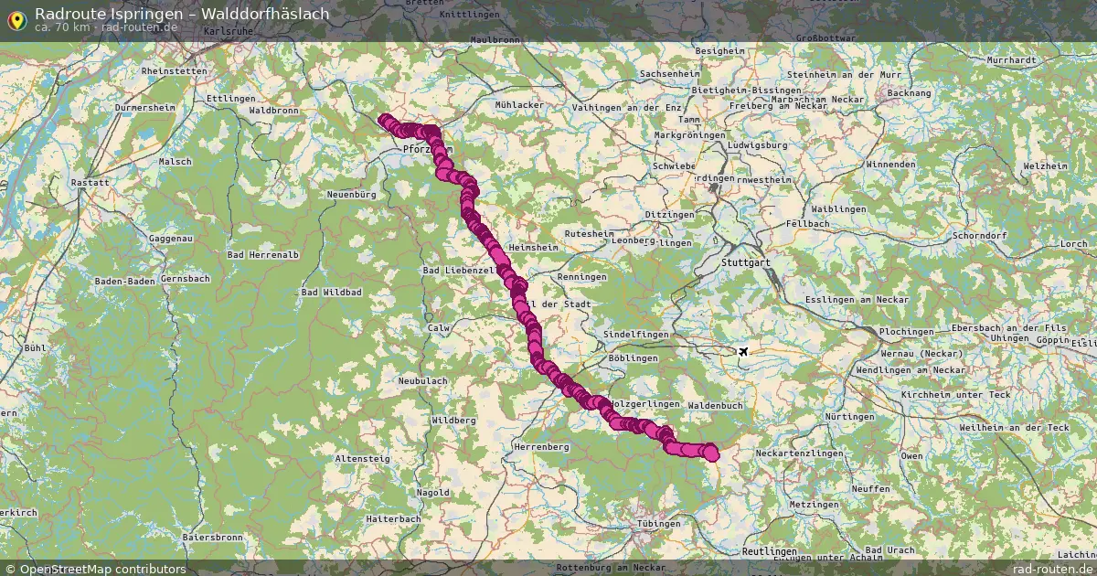 Radtour Ispringen – Walddorfhäslach