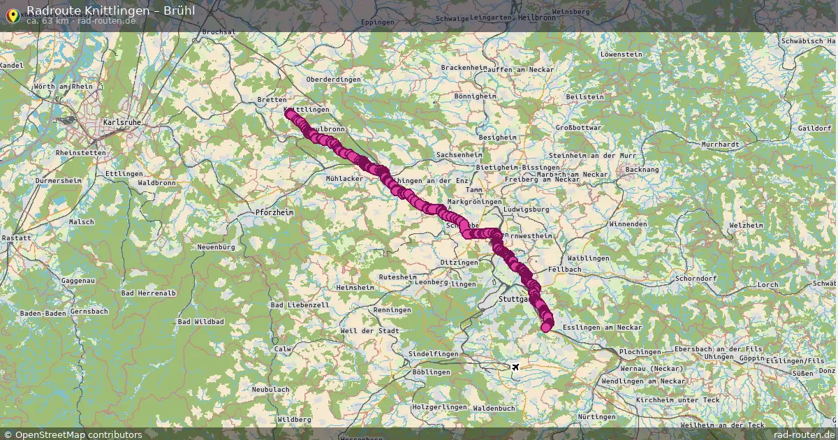 Radtour Knittlingen – Brühl