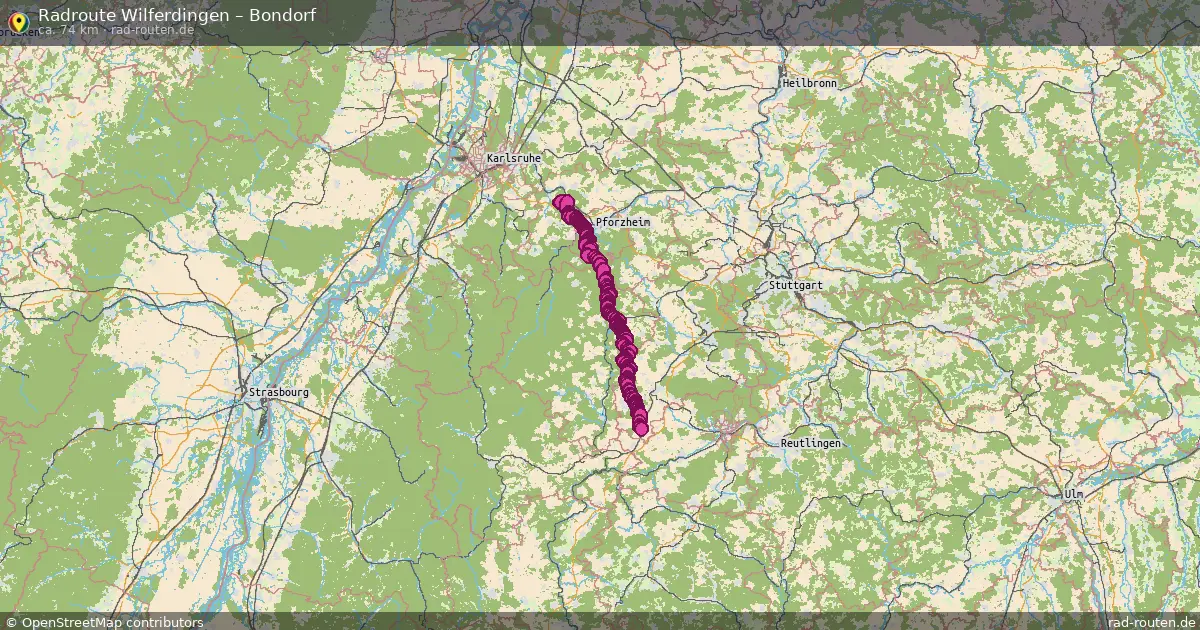 Radtour Wilferdingen – Bondorf
