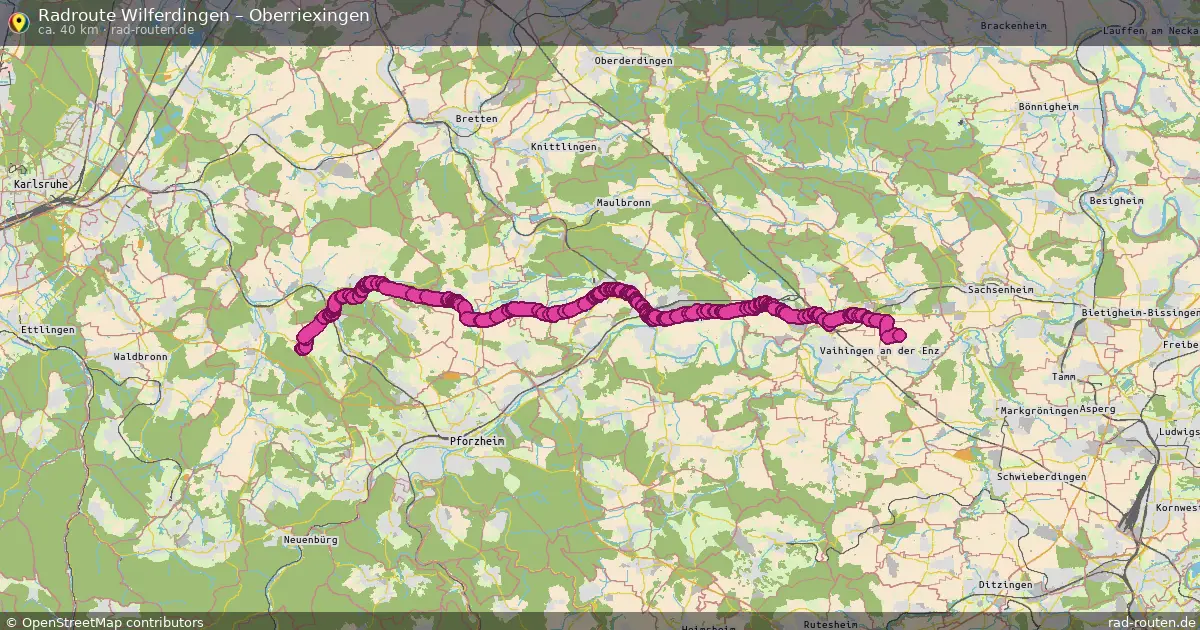 Radtour Wilferdingen – Oberriexingen
