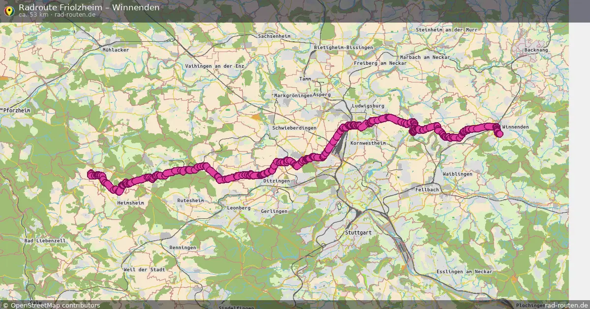 Radtour Friolzheim – Winnenden