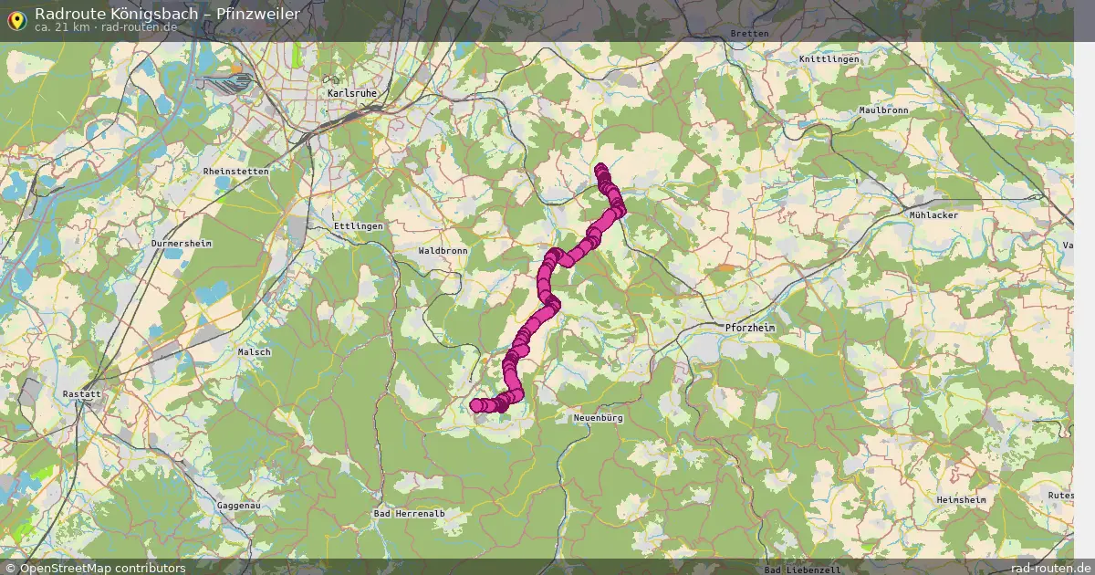 Radtour Königsbach – Pfinzweiler