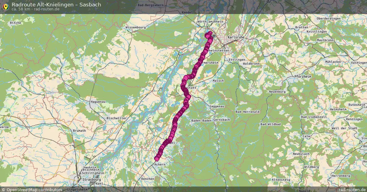 Radtour Alt-Knielingen – Sasbach