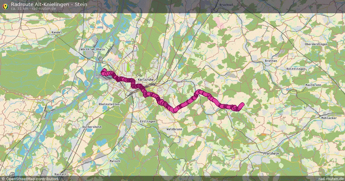 Radtour Alt-Knielingen – Stein