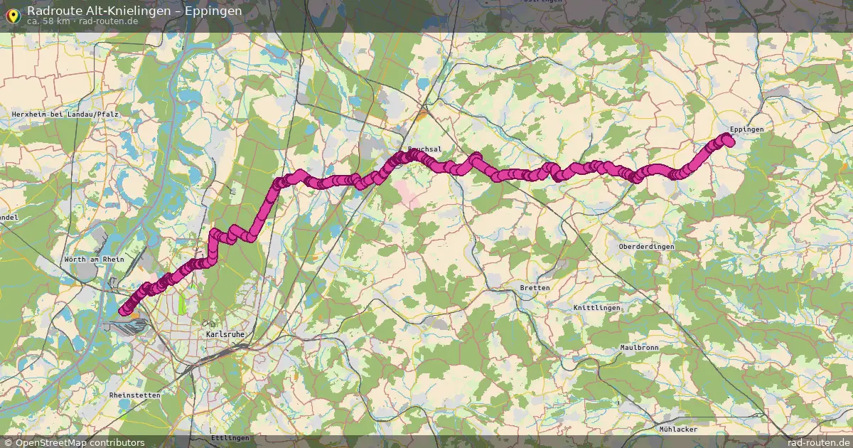 Radtour Alt-Knielingen – Eppingen