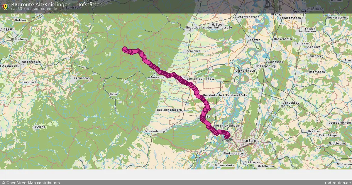 Radtour Alt-Knielingen – Hofstätten