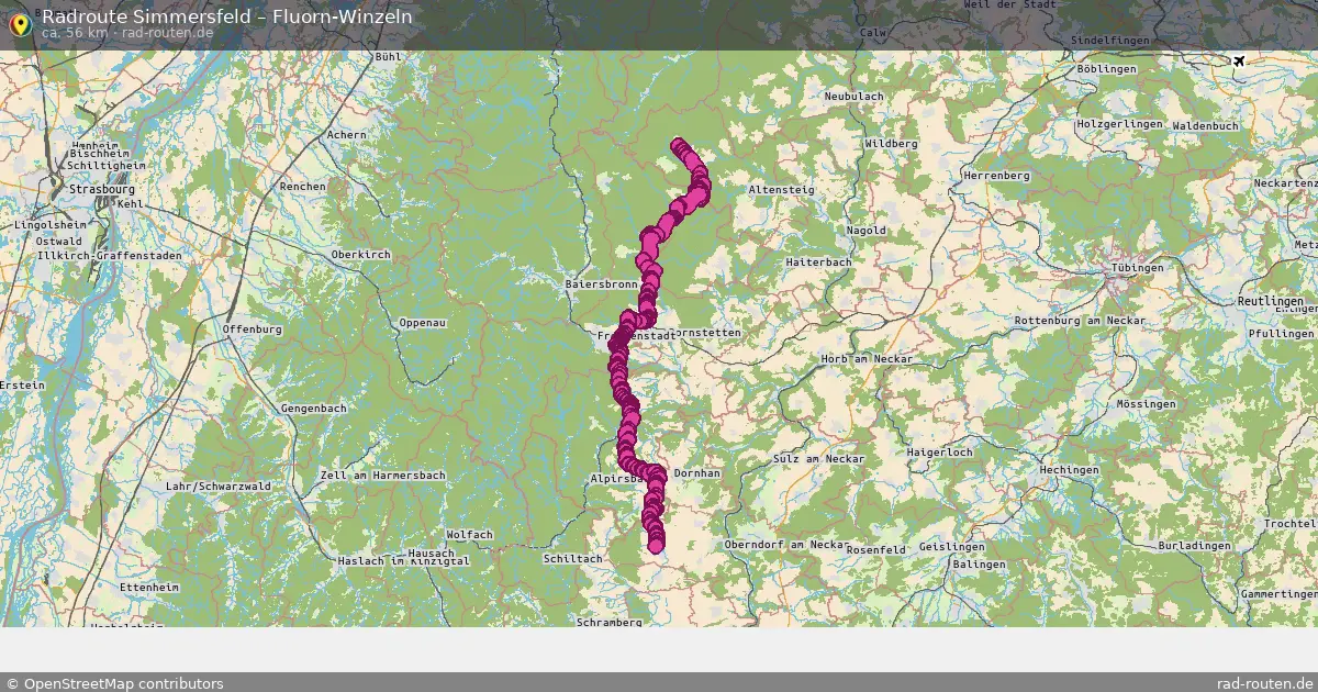 Radtour Simmersfeld – Fluorn-Winzeln