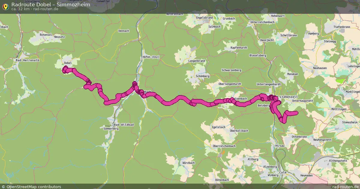 Radtour Dobel – Simmozheim