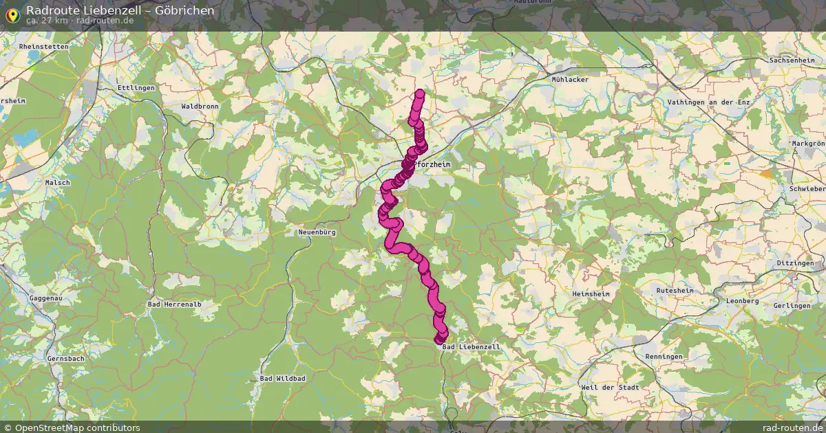 Radtour Liebenzell – Göbrichen