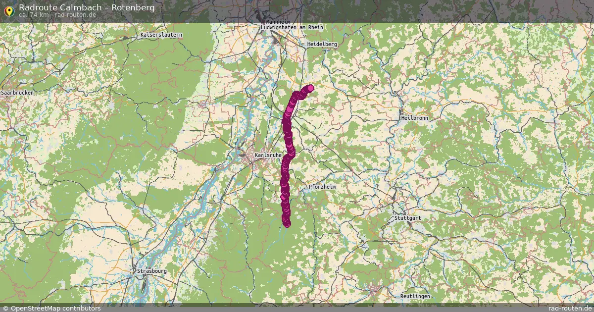 Radtour Calmbach – Rotenberg