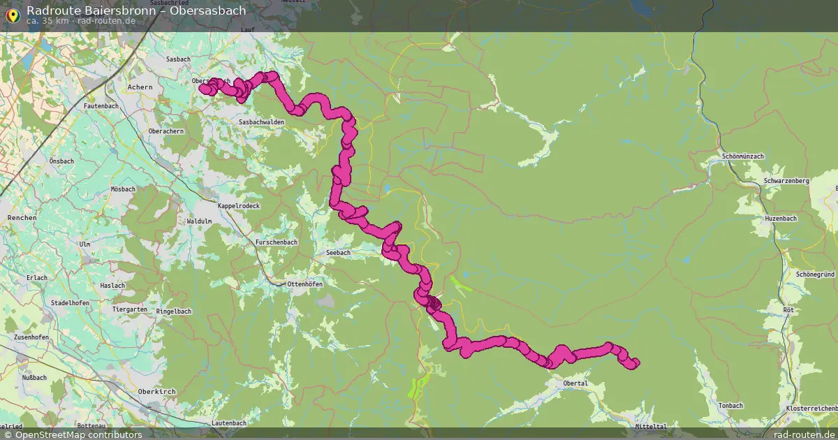 Radtour Baiersbronn – Obersasbach