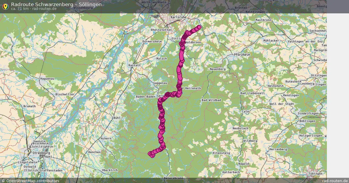 Radtour Schwarzenberg – Söllingen