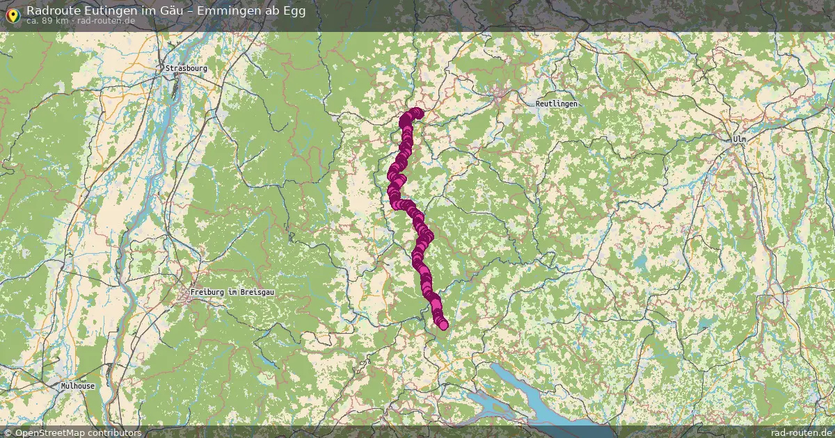 Radtour Eutingen Im Gäu – Emmingen Ab Egg