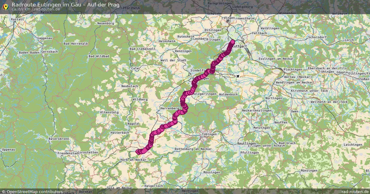 Radtour Eutingen Im Gäu – Auf Der Prag