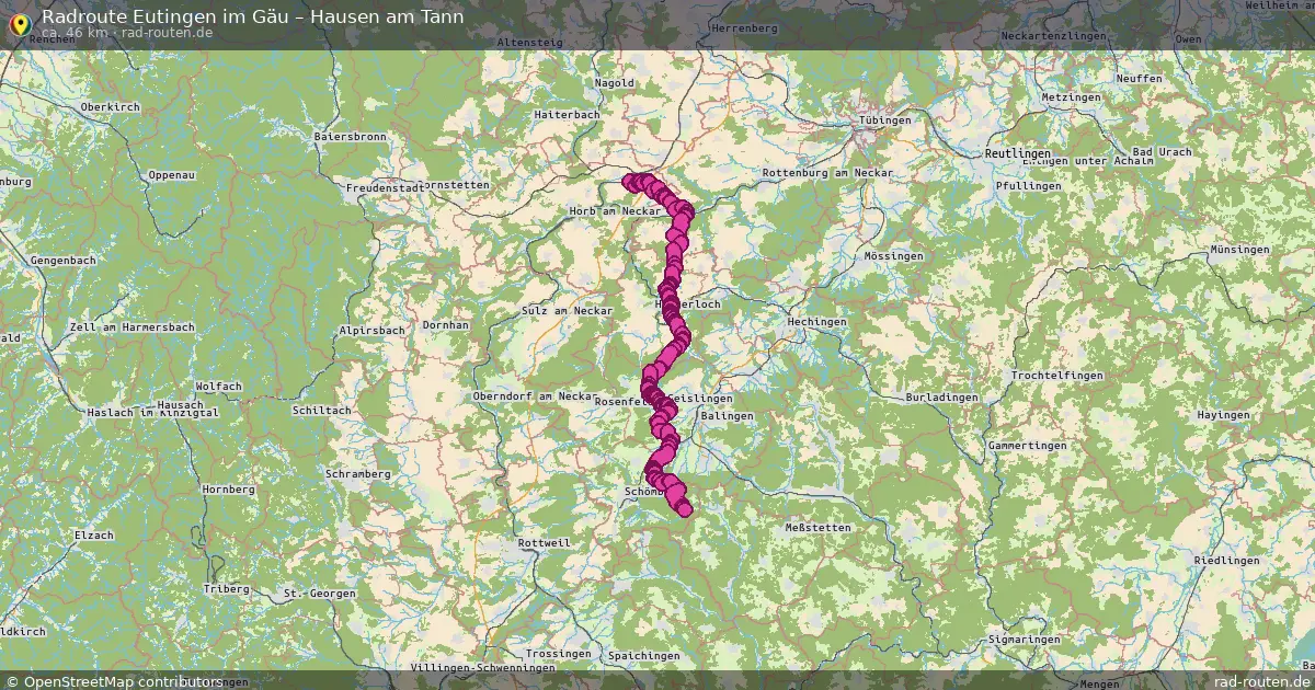 Radtour Eutingen Im Gäu – Hausen Am Tann