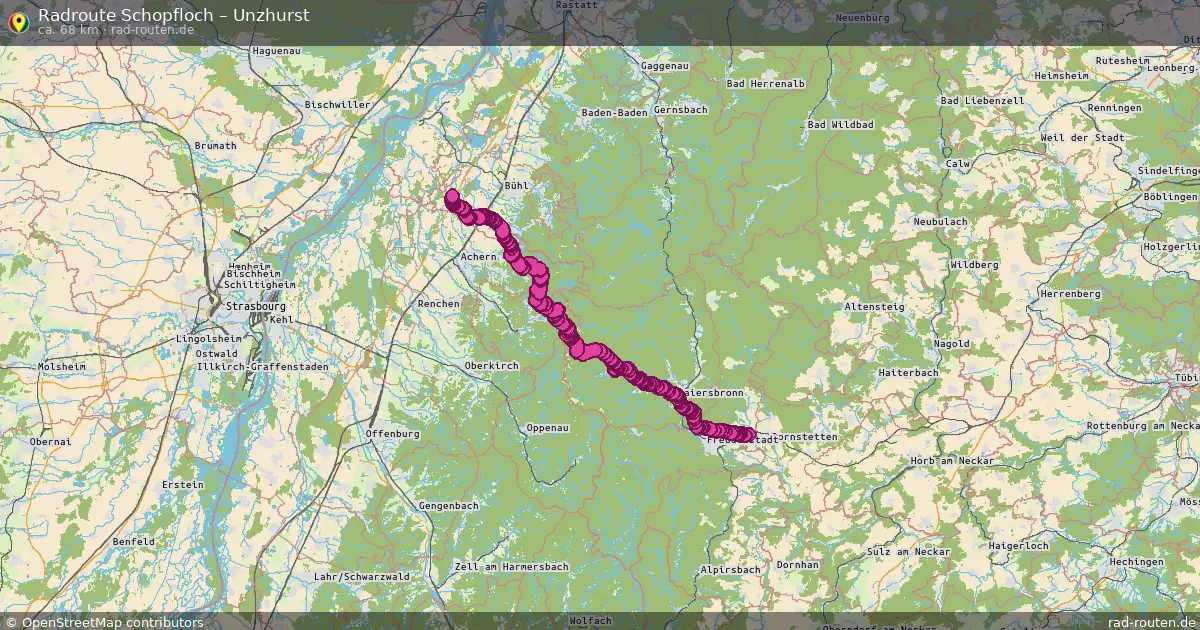 Radtour Schopfloch – Unzhurst