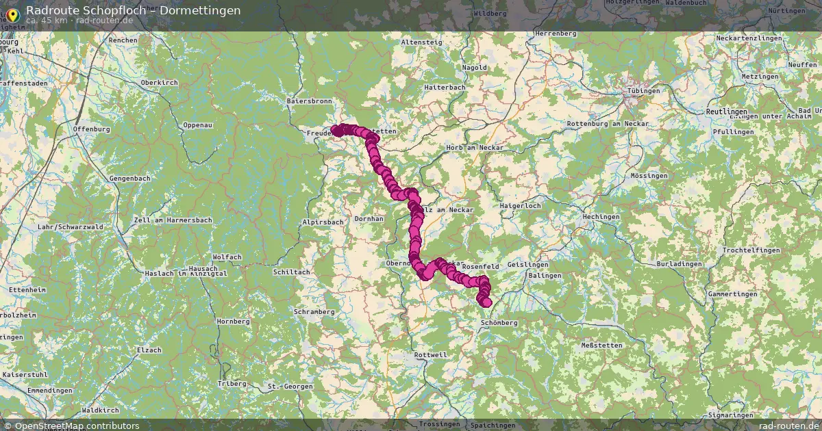 Radtour Schopfloch – Dormettingen