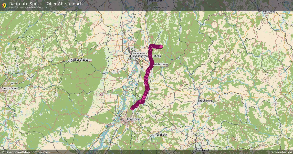 Radtour Spöck – Ober-Abtsteinach