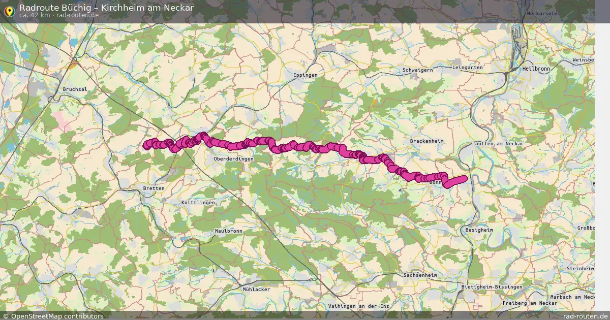 Radtour Büchig – Kirchheim Am Neckar