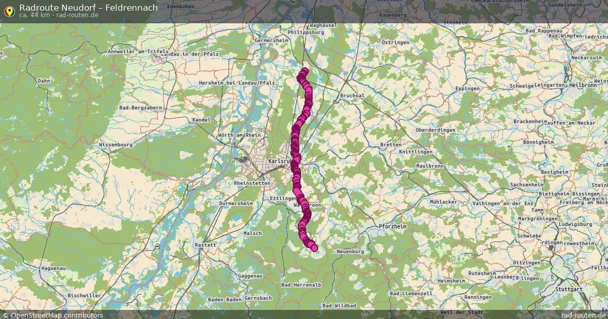 Radtour Neudorf – Feldrennach