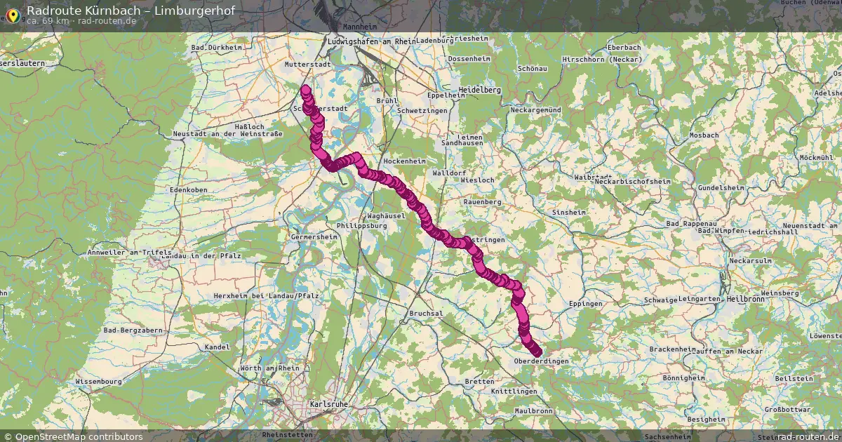 Radtour Kürnbach – Limburgerhof