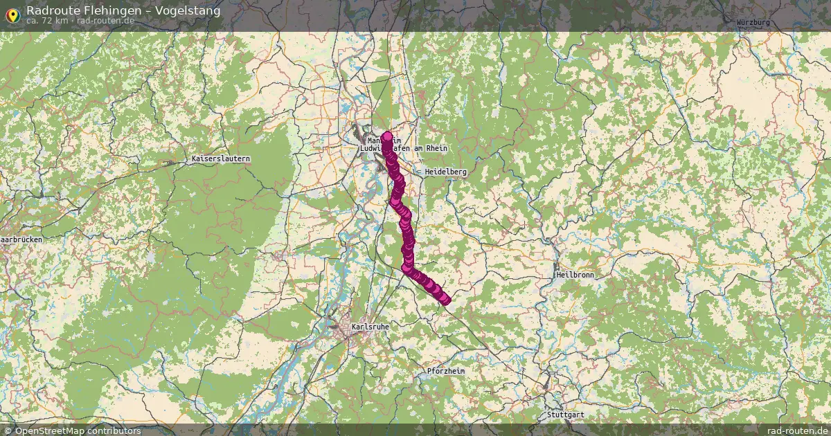 Radtour Flehingen – Vogelstang