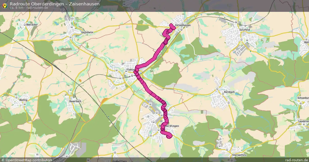 Radtour Oberderdingen – Zaisenhausen