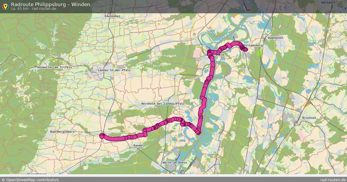 Radtour Philippsburg – Winden