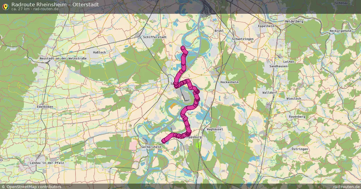 Radtour Rheinsheim – Otterstadt