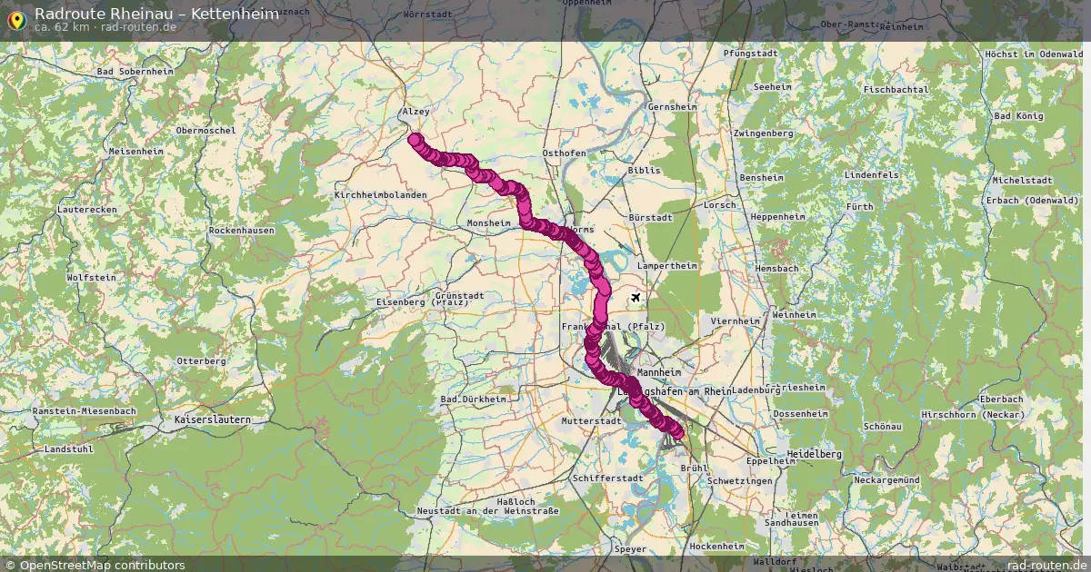 Radtour Rheinau – Kettenheim