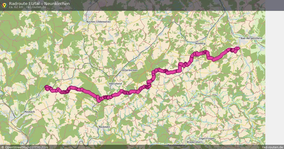 Radtour Elztal – Neunkirchen