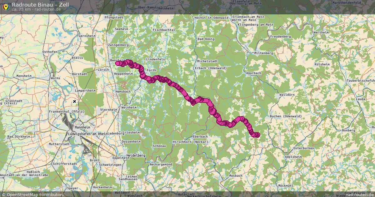 Radtour Binau – Zell