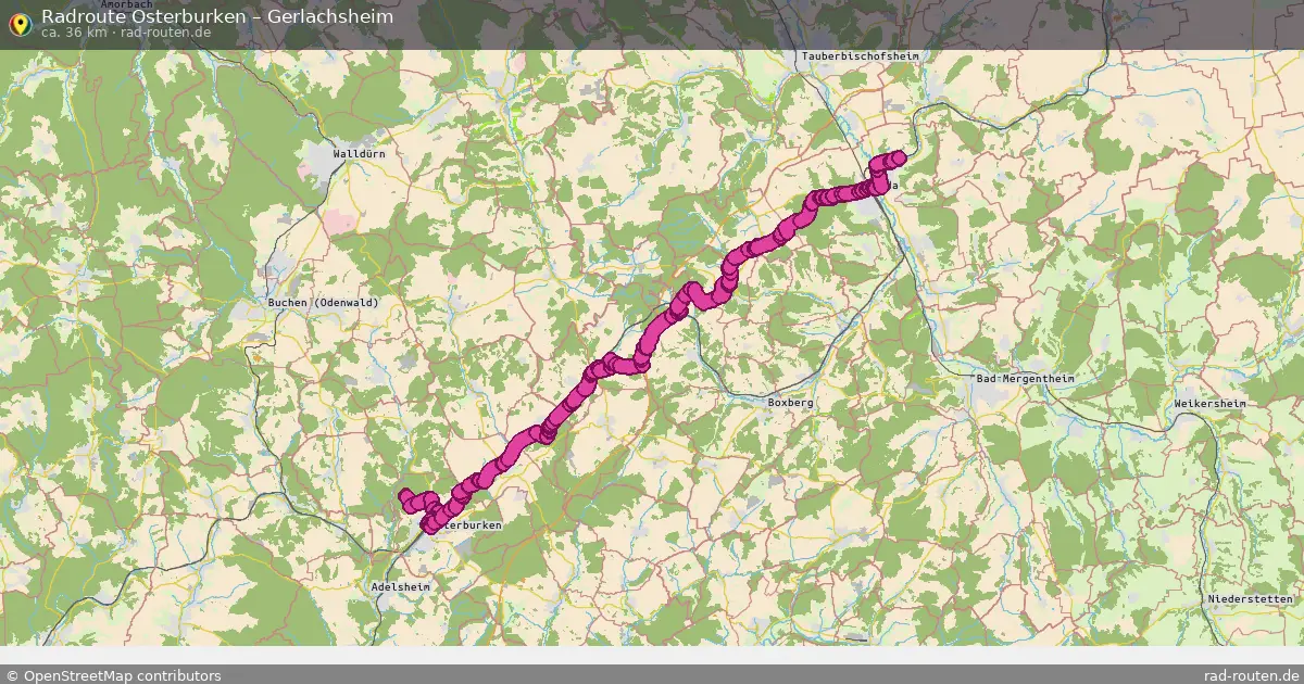 Radtour Osterburken – Gerlachsheim
