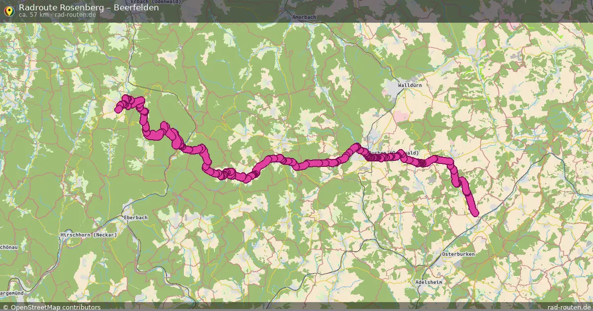 Radtour Rosenberg – Beerfelden